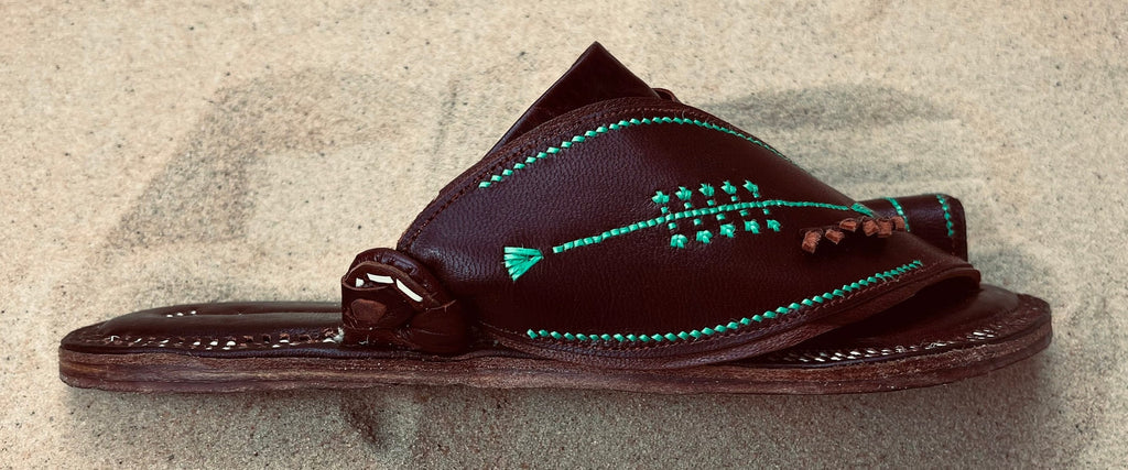 Mens Brown Leather Sandals ~ SandCruisers ~ Traditional Arabian Sandals ~ Great for Outdoors, Beaches, Parks, Lakes, Pools & Parties!