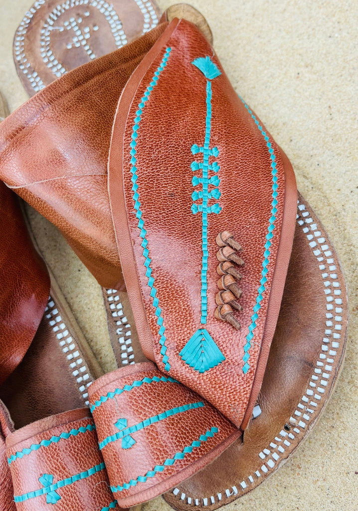 Mens Camel Colored Leather Sandals ~ SandCruisers ~ Traditional Arabian Sandals ~ Great for Outdoors, Beaches, Parks, Lakes and Earthing!