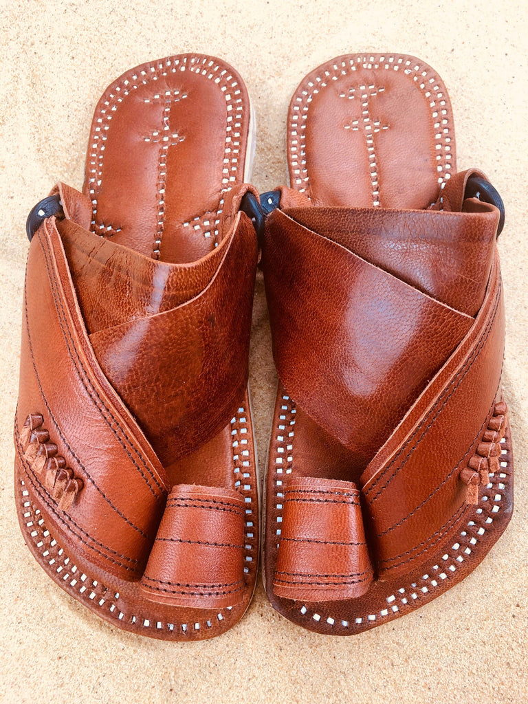 Womens Brown Leather Sandals ~ SandCruisers ~ Traditional Arabian Sandals ~ Great for Outdoors, Beaches, Parks, Lakes, Pools & Parties!