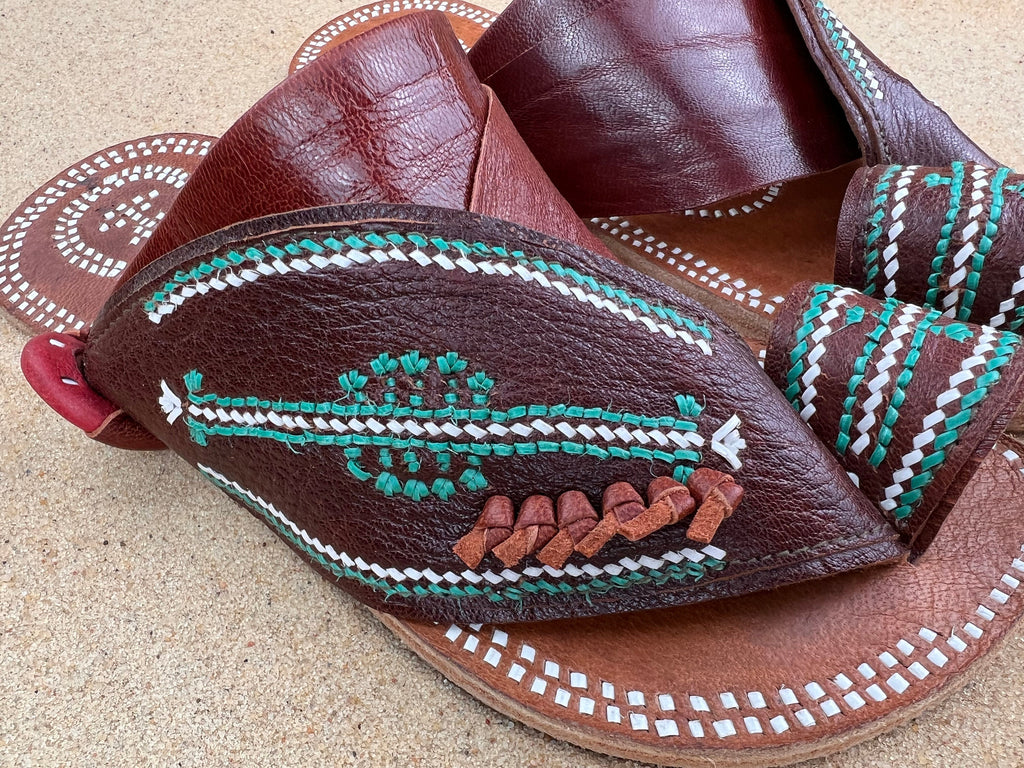Mens Brown Leather Sandals ~ SandCruisers ~ Handmade Traditional Arabian Sandals ~ Great for Outdoors, Beaches, Parks, Lakes and Earthing!
