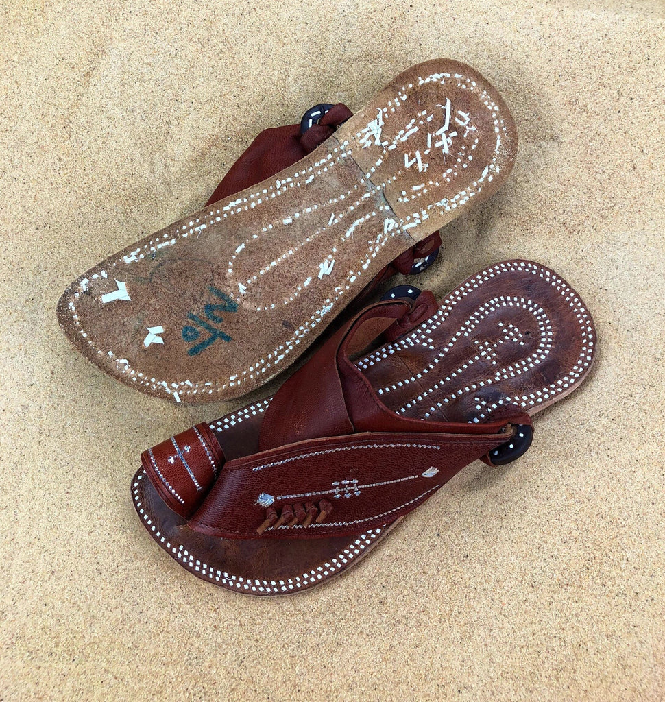 Mens Brown Leather Sandals ~ SandCruisers ~ Traditional Arabian Sandals ~ Great for Outdoors, Beaches, Parks, Lakes and Earthing!