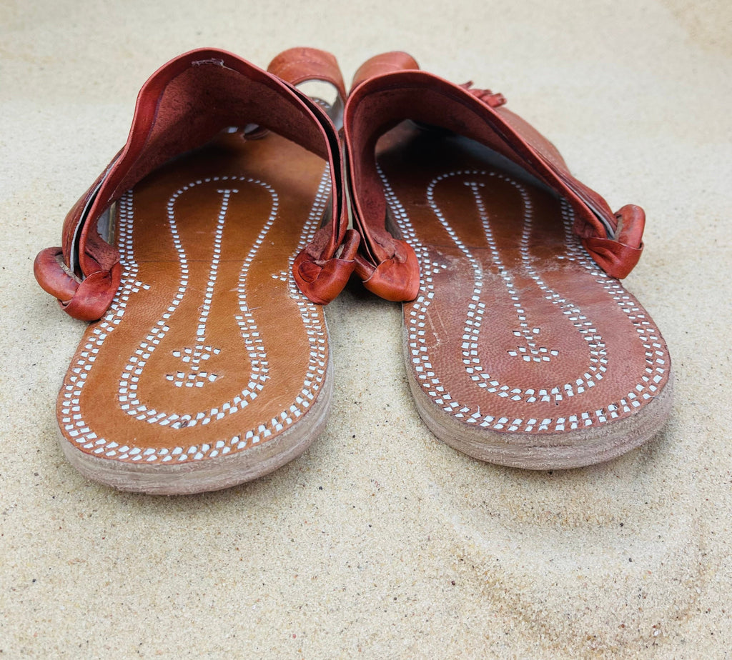 Mens Brown Leather Sandals ~ SandCruisers ~ Handmade Traditional Arabian Sandals ~ Great for Outdoors, Beaches, Parks, Lakes and Earthing!