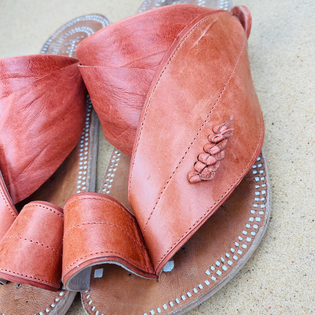 Mens Camel Colored Leather Sandals ~ SandCruisers ~ Traditional Arabian Sandals ~ Great for Outdoors, Beaches, Parks, Lakes and Earthing!