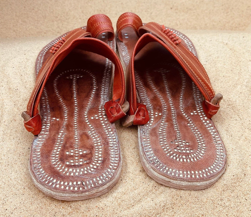 Mens Brown Leather Sandals ~ SandCruisers ~ Traditional Arabian Sandals ~ Handmade Great for Outdoors, Beaches, Parks, Lakes and Earthing!
