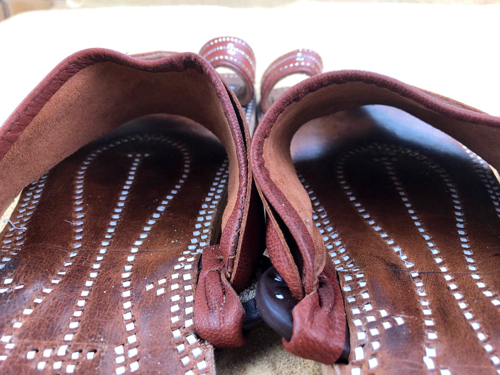 Mens Brown Leather Sandals ~ SandCruisers ~ Traditional Arabian Sandals ~ Great for Outdoors, Beaches, Parks, Lakes and Earthing!