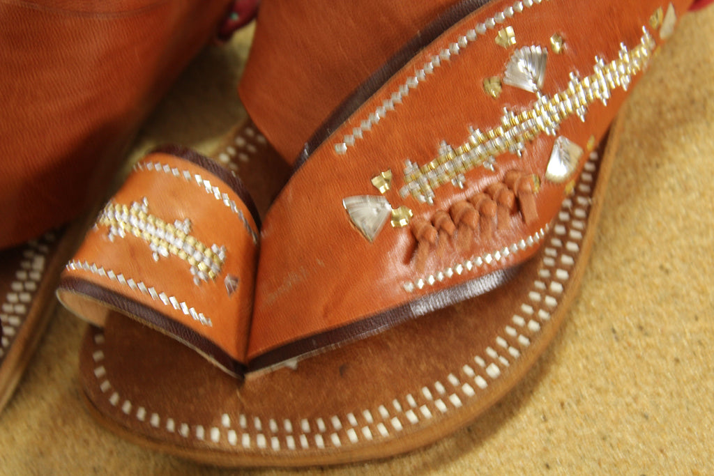 Mens Camel-Colored Leather Sandals ~ SandCruisers ~ Traditional Arabian Sandals ~ Great for Outdoors, Beaches, Parks, Lakes and Earthing!
