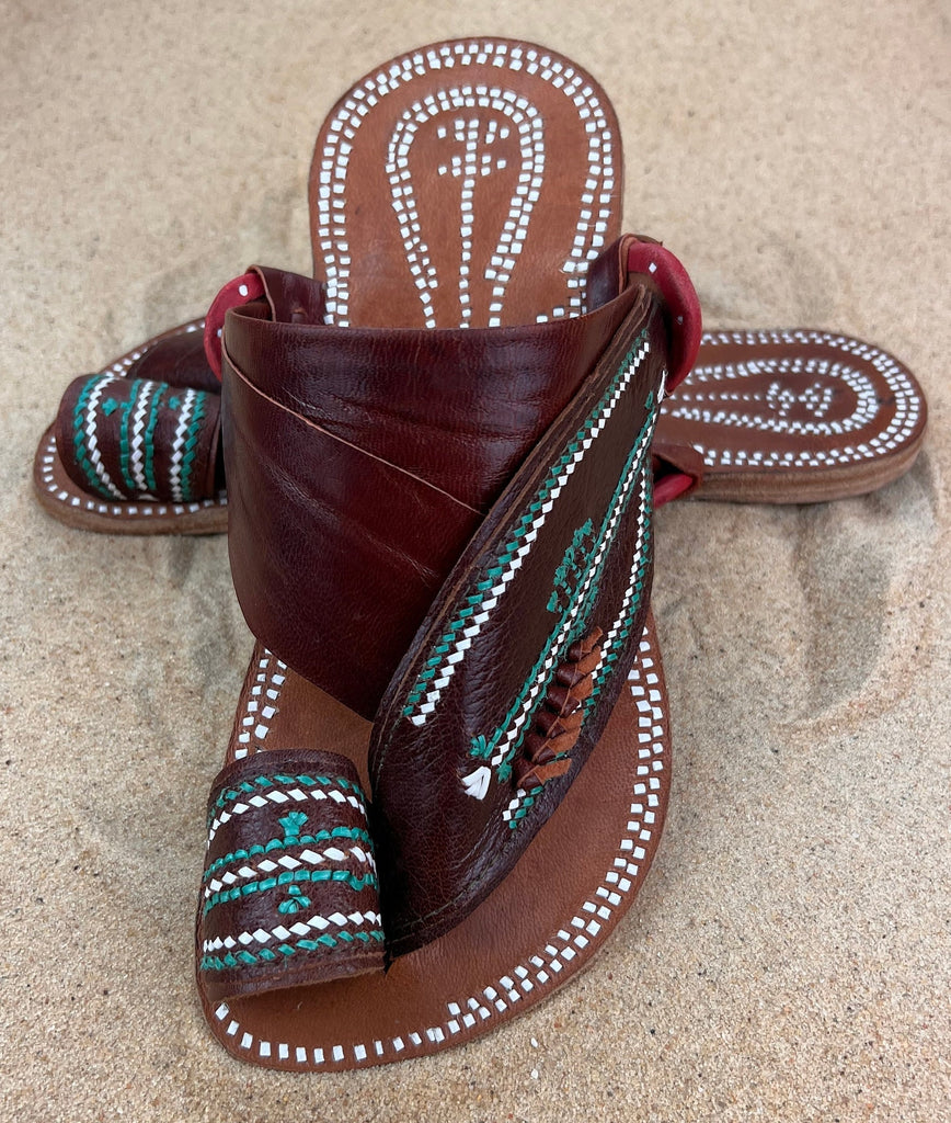Mens Brown Leather Sandals ~ SandCruisers ~ Handmade Traditional Arabian Sandals ~ Great for Outdoors, Beaches, Parks, Lakes and Earthing!