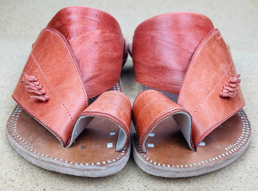 Mens Camel Colored Leather Sandals ~ SandCruisers ~ Traditional Arabian Sandals ~ Great for Outdoors, Beaches, Parks, Lakes and Earthing!