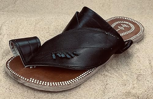 Mens Black Leather Sandals ~ SandCruisers ~ Handmade Sandals~ Great for Outdoors, Beaches, Pools, Parks, Grass, and Earthing!
