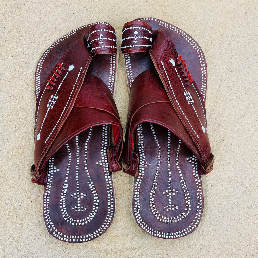 Mens Brown Leather Sandals ~ SandCruisers ~ Handmade Traditional Arabian Sandals ~ Great for Outdoors, Beaches, Parks, Lakes and Earthing!