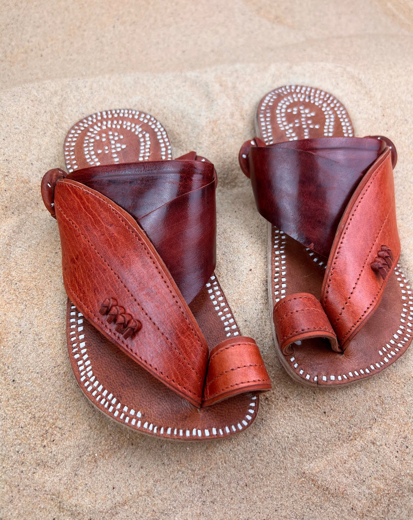 Womens Brown Leather Sandals ~ SandCruisers ~ Handmade Traditional Arabian Sandals ~ Great for Outdoors, Beaches, Parks, Lakes and Earthing!
