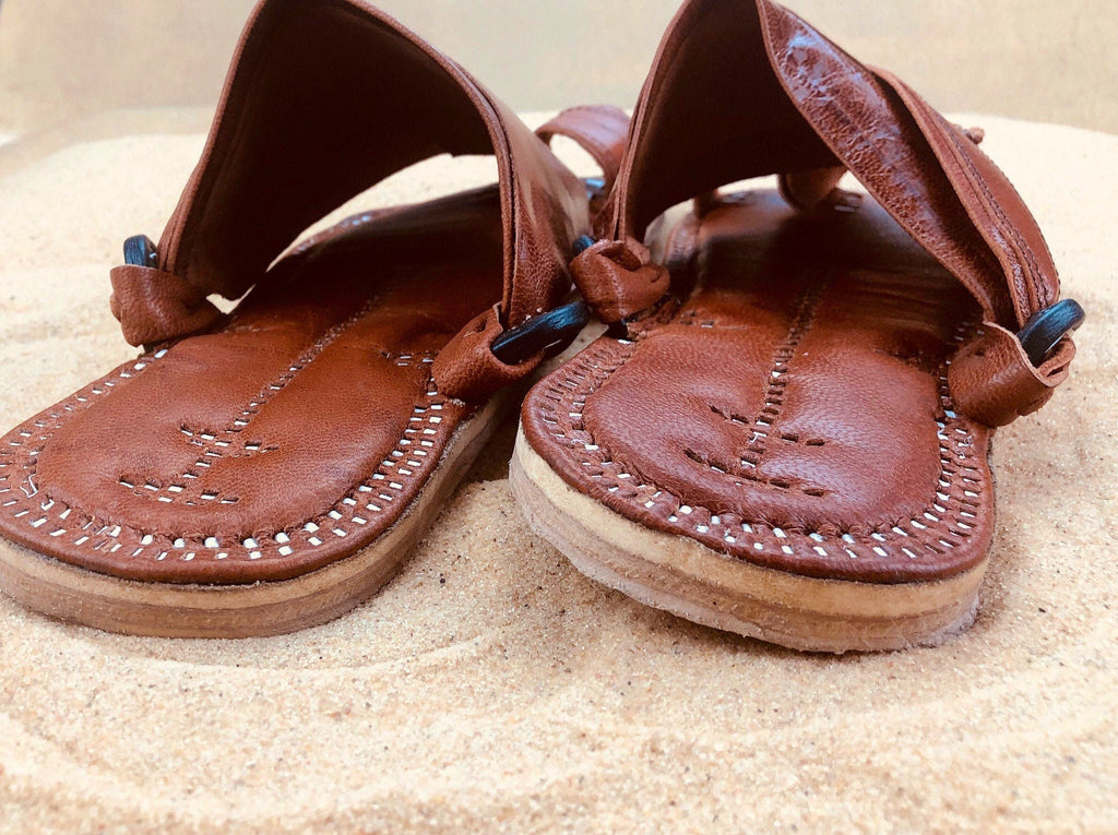 Womens Brown Leather Sandals ~ SandCruisers ~ Traditional Arabian Sandals ~ Great for Outdoors, Beaches, Parks, Lakes, Pools & Parties!