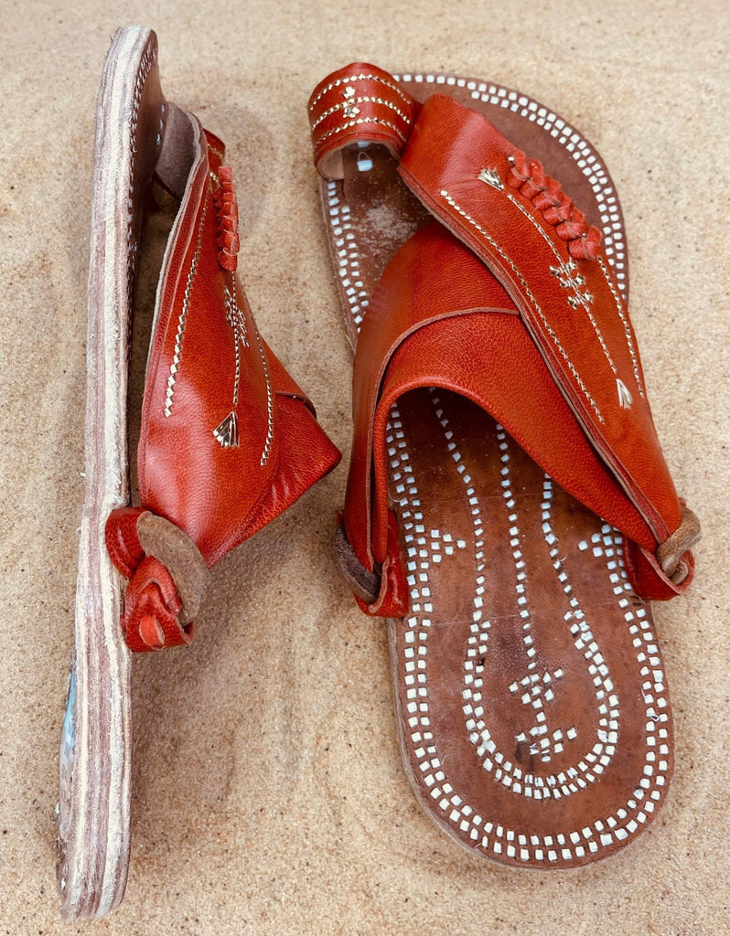 Womens Brown Leather Sandals ~ SandCruisers ~ Traditional Arabian Sandals ~ Great for Outdoors, Beaches, Parks, Lakes and Earthing!