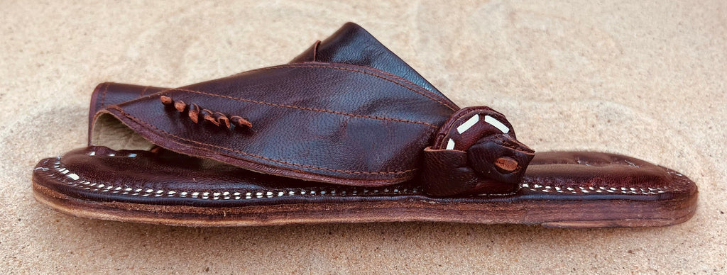 Mens Brown Leather Sandals ~ SandCruisers ~ Traditional Arabian Sandals ~ Great for Outdoors, Beaches, Parks, Lakes, Pools & Parties!